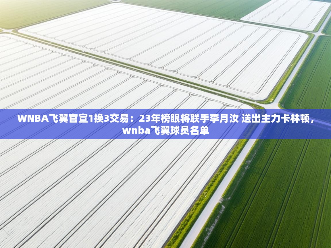 WNBA飞翼官宣1换3交易：23年榜眼将联手李月汝 送出主力卡林顿，wnba飞翼球员名单