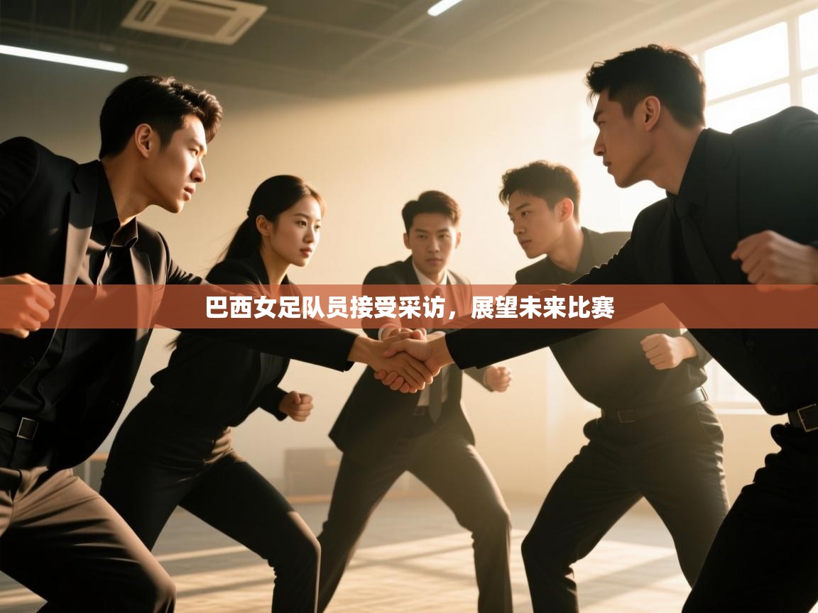 巴西女足队员接受采访，展望未来比赛